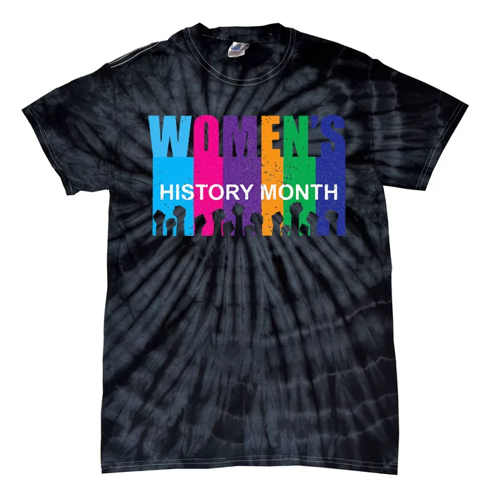 March History Month Retro Distressed Tie-Dye T-Shirt