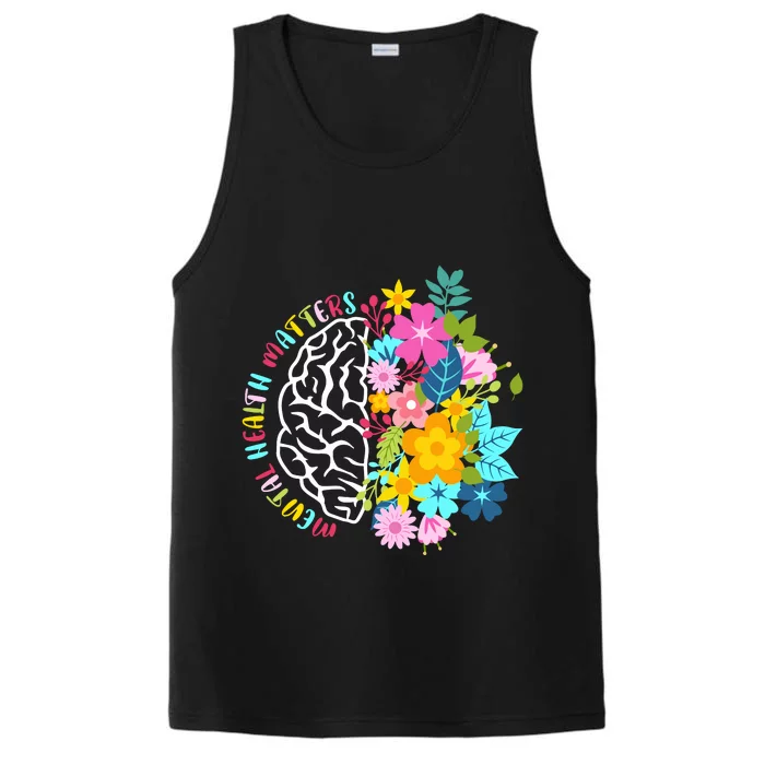 Mental Health Matters Plant Lovers Gardening Performance Tank