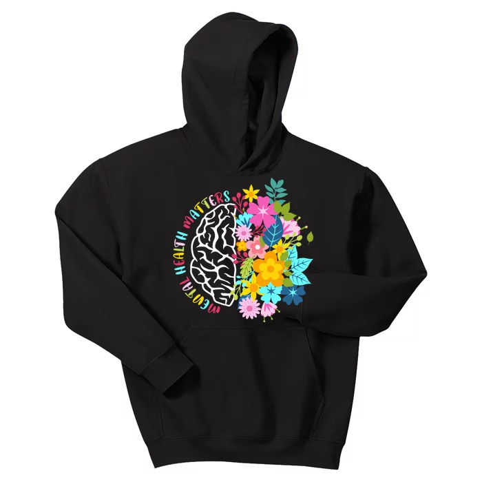 Mental Health Matters Plant Lovers Gardening Kids Hoodie