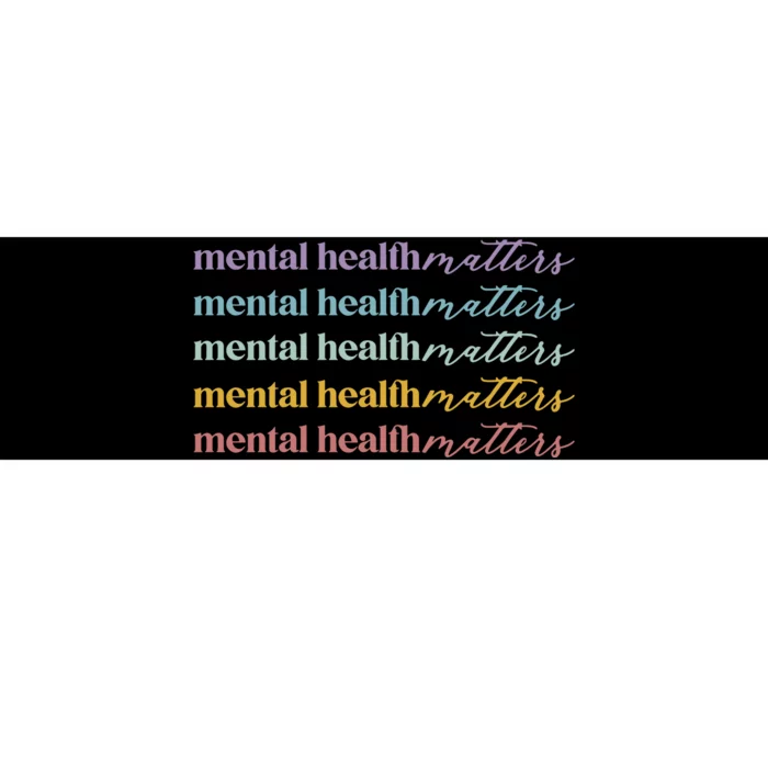 Mental Health Matters Bumper Sticker