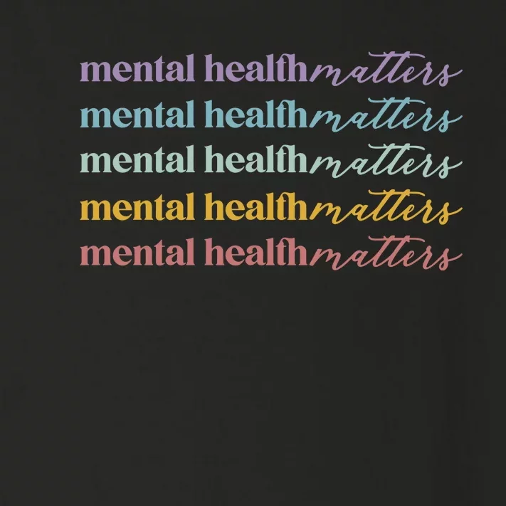 Mental Health Matters Toddler Long Sleeve Shirt