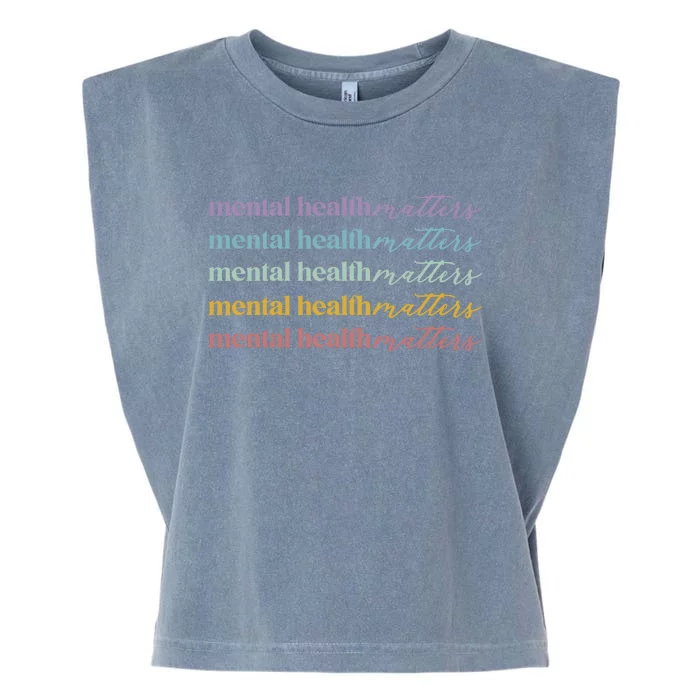 Mental Health Matters Garment-Dyed Women's Muscle Tee