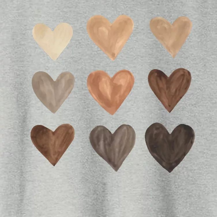 Melanin Hearts Women's Crop Top Tee