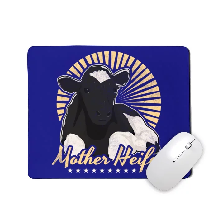 Mother Heifer Mother's Day Farmer Gift Mousepad