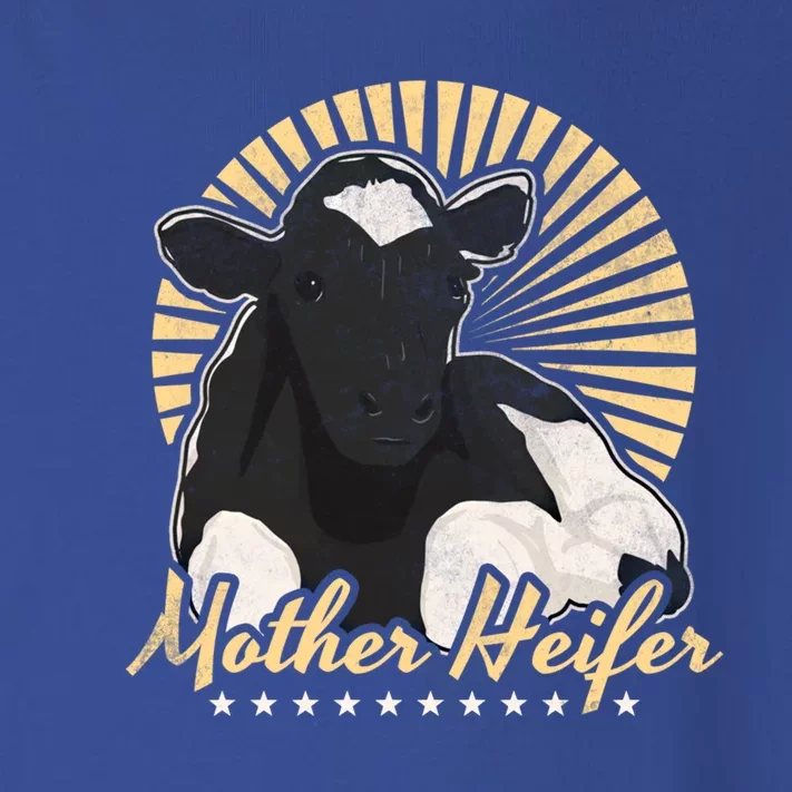 Mother Heifer Mother's Day Farmer Gift Toddler Long Sleeve Shirt