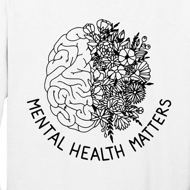 Mental Health Matters Human Brain Illness Awareness Long Sleeve Shirt