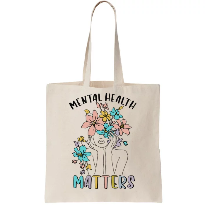 Mental Health Matters Awareness Neurodiversity Emotion Tote Bag