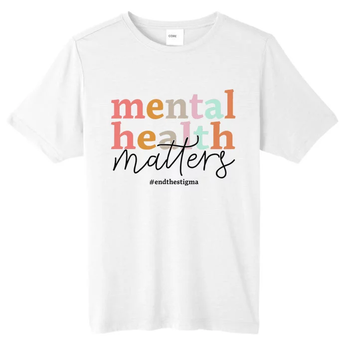 Mental Health Matters Awareness Retro Psychologist ChromaSoft Performance T-Shirt