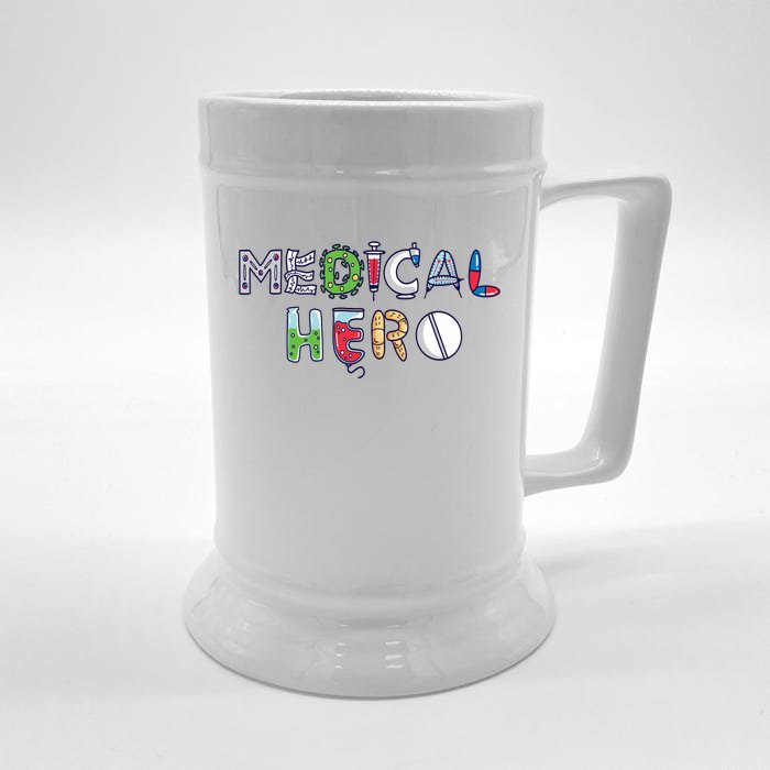 Medical Hero Front & Back Beer Stein