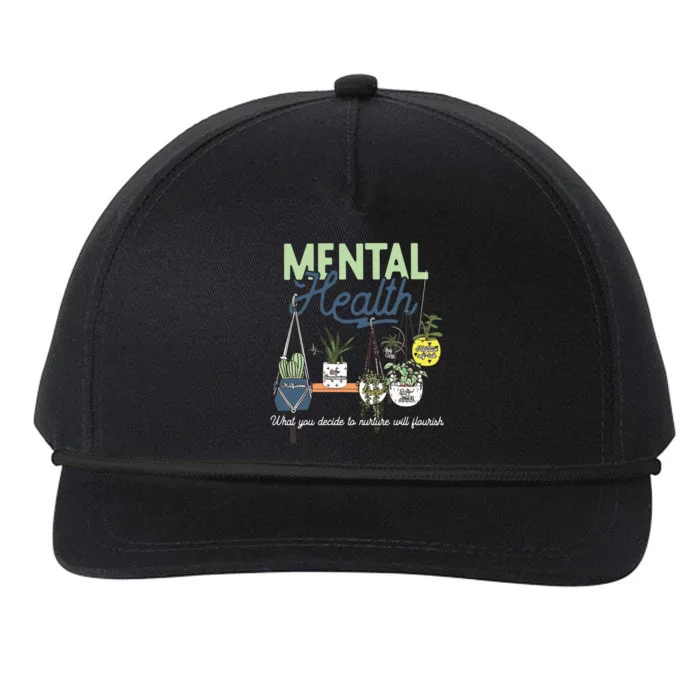 Mental Health Matters Snapback Five-Panel Rope Hat