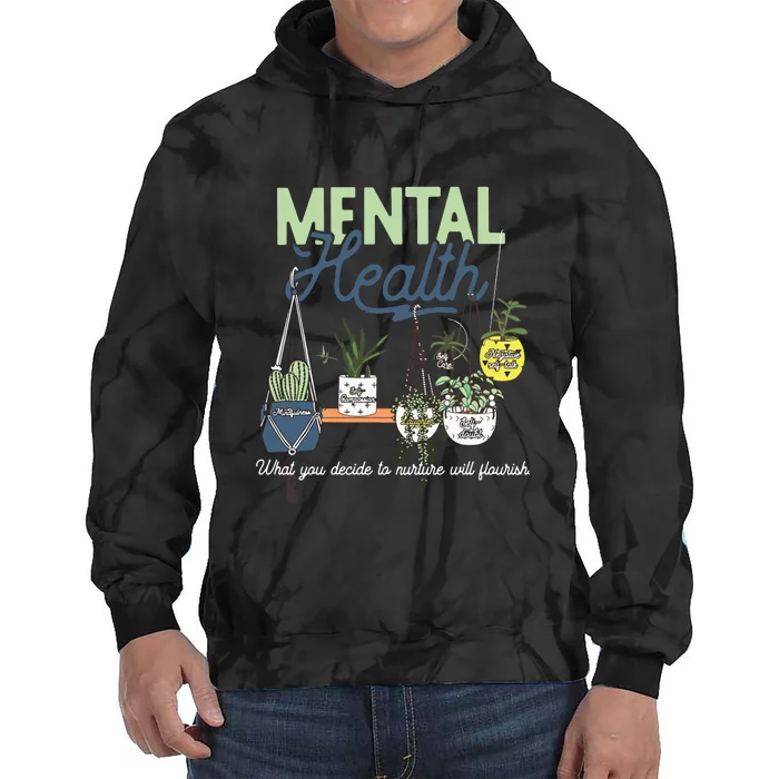 Mental Health Matters Tie Dye Hoodie