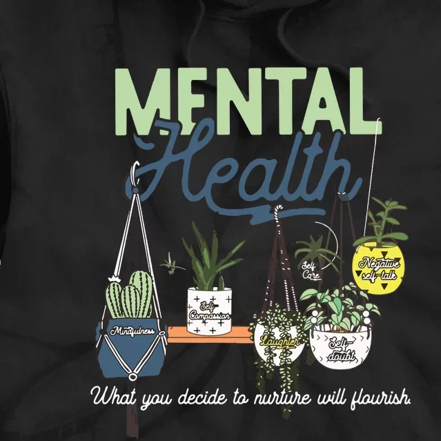 Mental Health Matters Tie Dye Hoodie