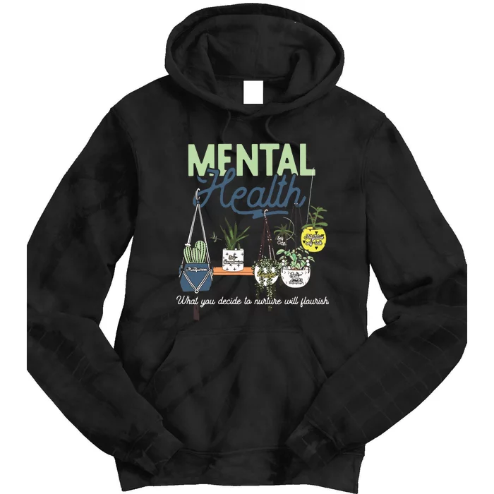 Mental Health Matters Tie Dye Hoodie