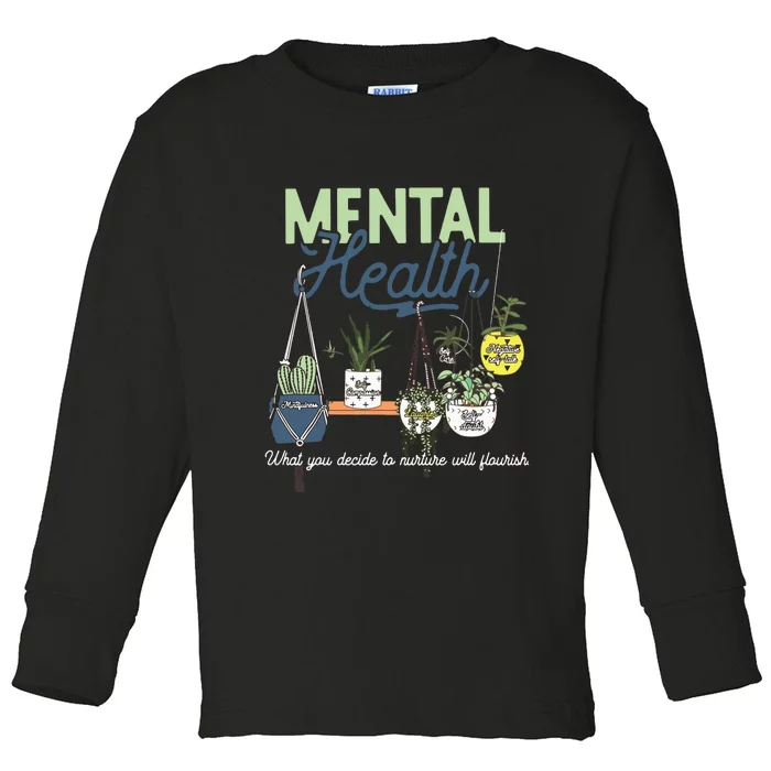 Mental Health Matters Toddler Long Sleeve Shirt