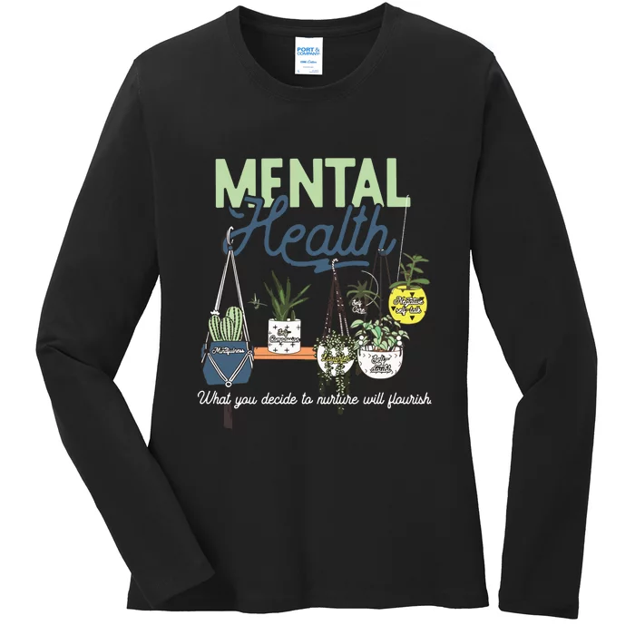 Mental Health Matters Ladies Long Sleeve Shirt