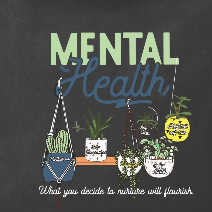 Mental Health Matters Zip Tote Bag