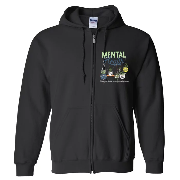 Mental Health Matters Full Zip Hoodie