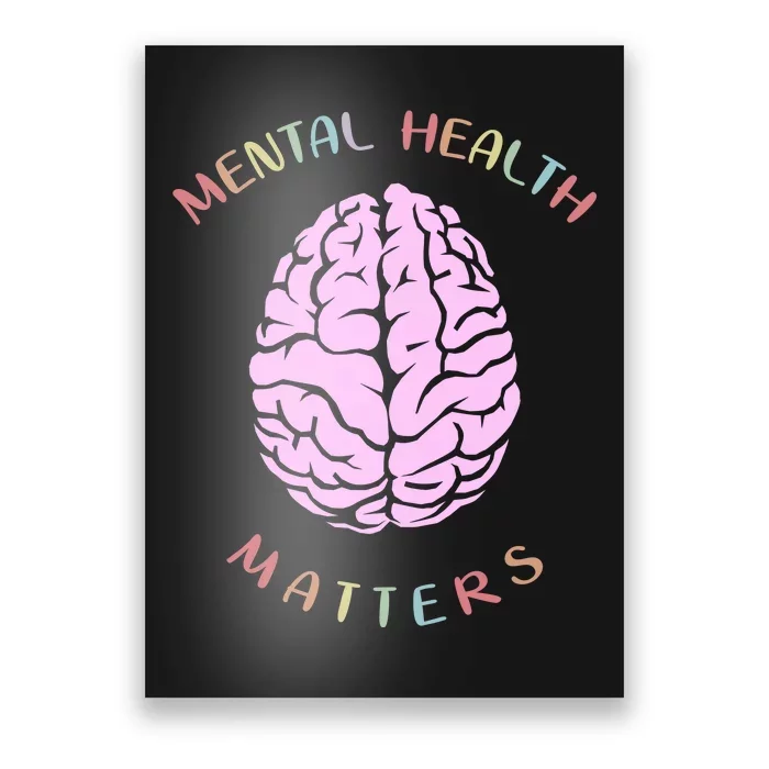 Mental Health Matters Brain Poster