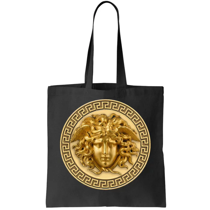 Medusa Head Myth Gorgon Snake Hair Greek Mythology Tote Bag