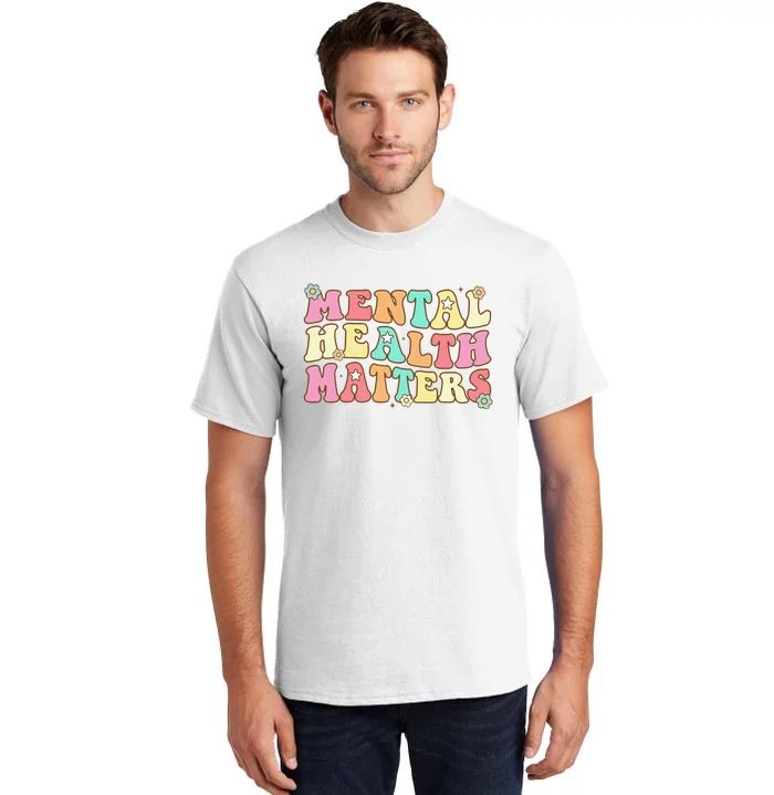 Mental Health Matters Human Brain Illness Awareness Tall T-Shirt