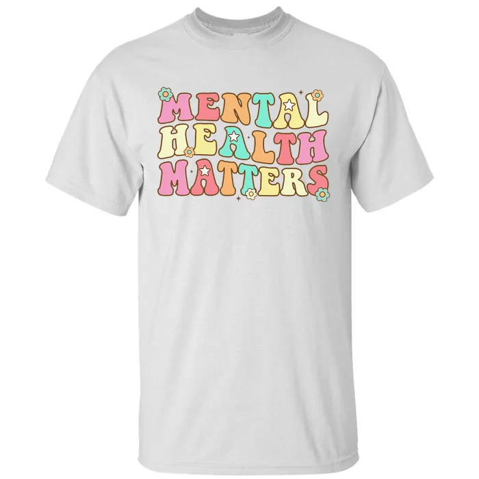 Mental Health Matters Human Brain Illness Awareness Tall T-Shirt