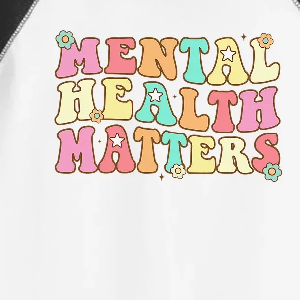 Mental Health Matters Human Brain Illness Awareness Toddler Fine Jersey T-Shirt