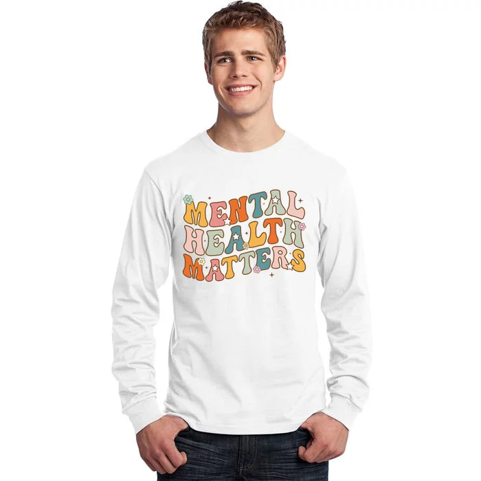 Mental Health Matters Human Brain Illness Awareness Tall Long Sleeve T-Shirt