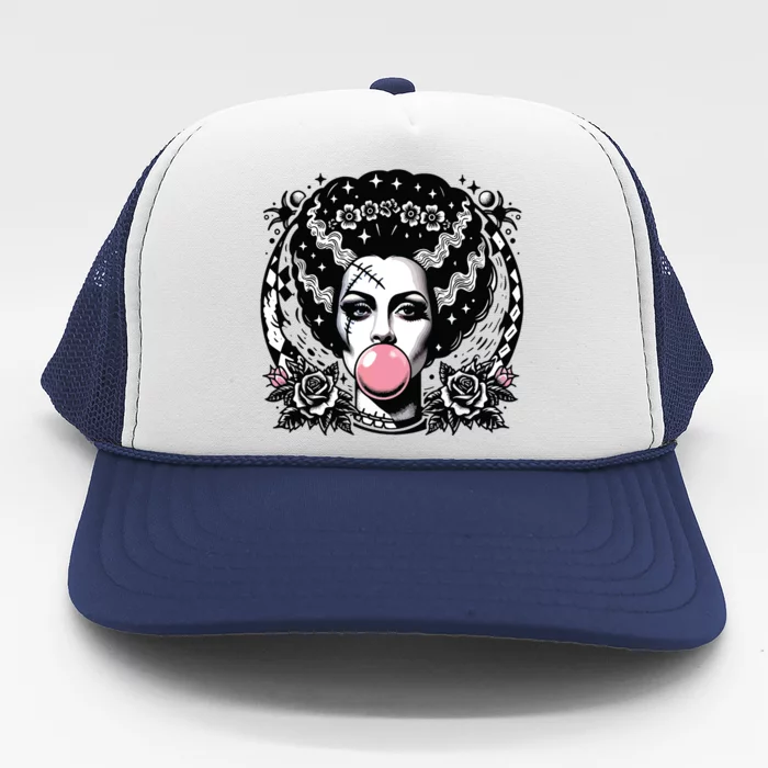 Monster Halloween Trucker Hat