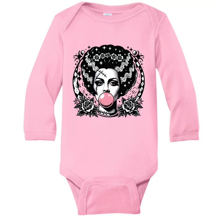 Monster Halloween Baby Long Sleeve Bodysuit