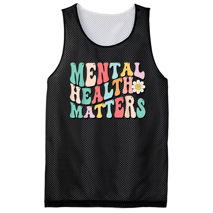 Mental Health Matters End The Stigma Mesh Reversible Basketball Jersey Tank