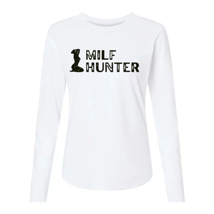 Milf Hunter Womens Cotton Relaxed Long Sleeve T-Shirt