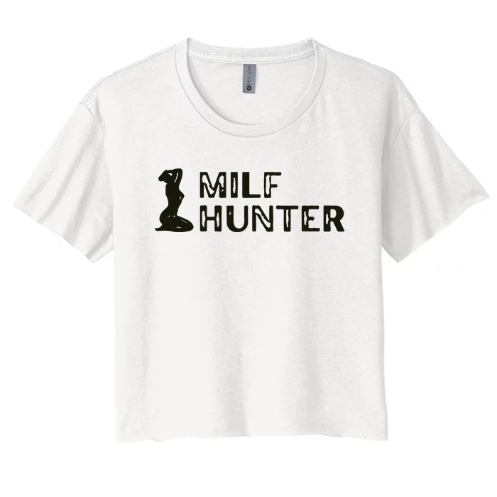 Milf Hunter Women's Crop Top Tee