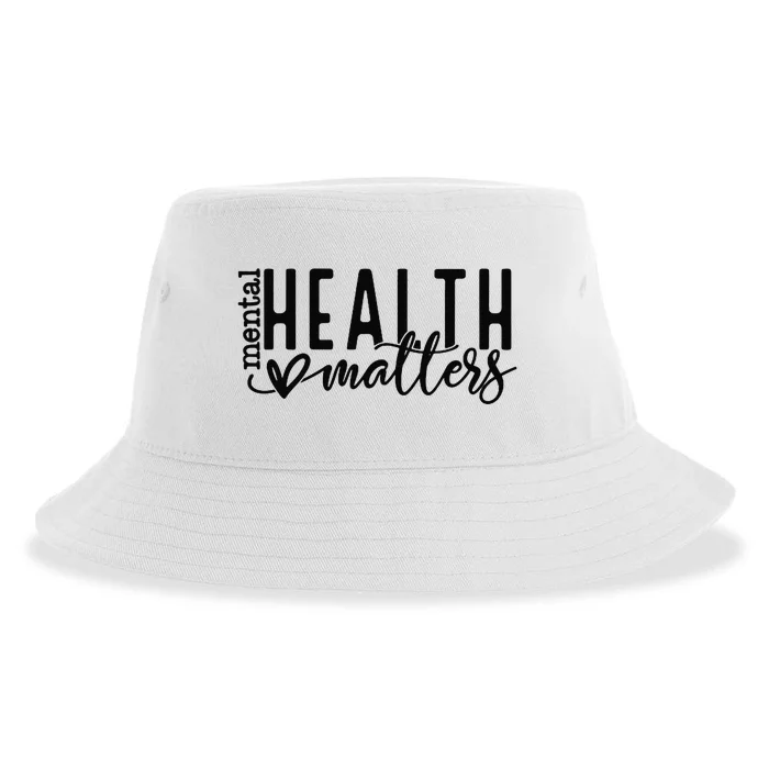 Mental Health Matters Retro Human Brain Illness Awareness Sustainable Bucket Hat