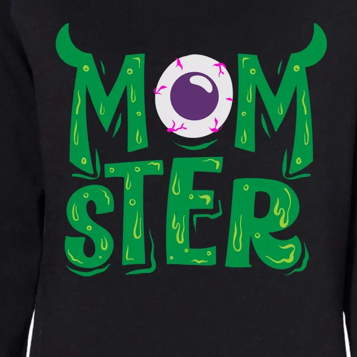 Momster Halloween Mom Womens California Wash Sweatshirt