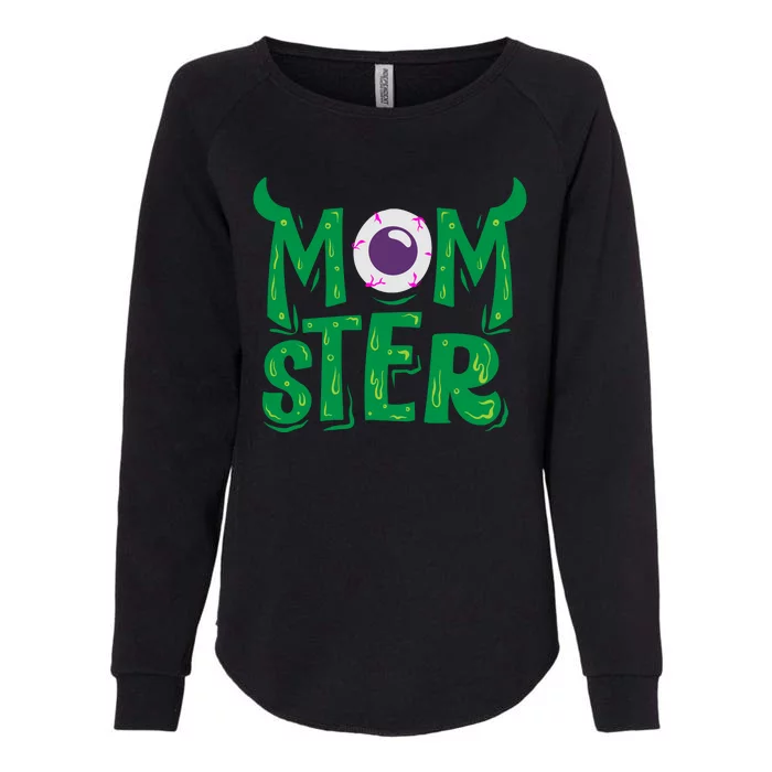 Momster Halloween Mom Womens California Wash Sweatshirt