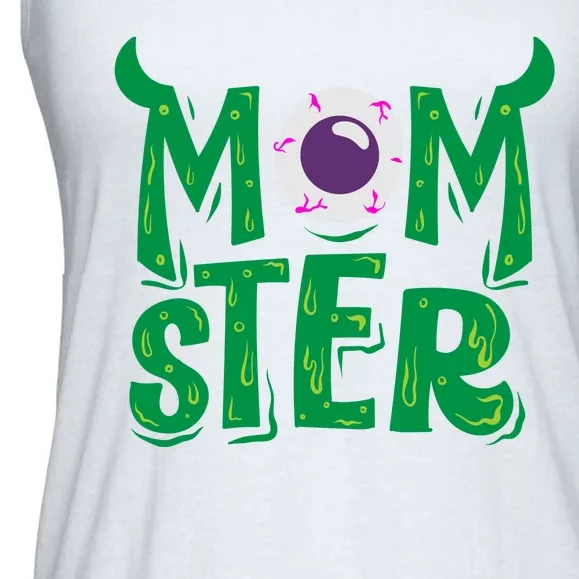 Momster Halloween Mom Ladies Essential Flowy Tank