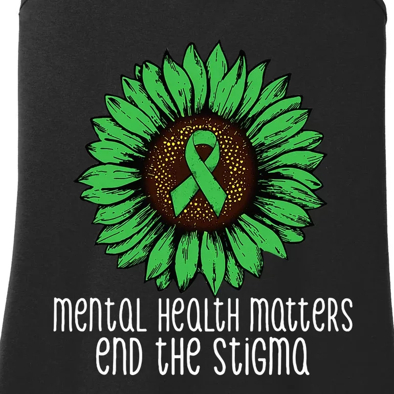 Mental Health Matters End The Stigma Awareness Motivational Ladies Essential Tank