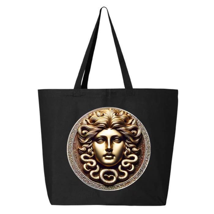 Medusa Head Myth Gorgon Snake Hair Greek Mythology 25L Jumbo Tote