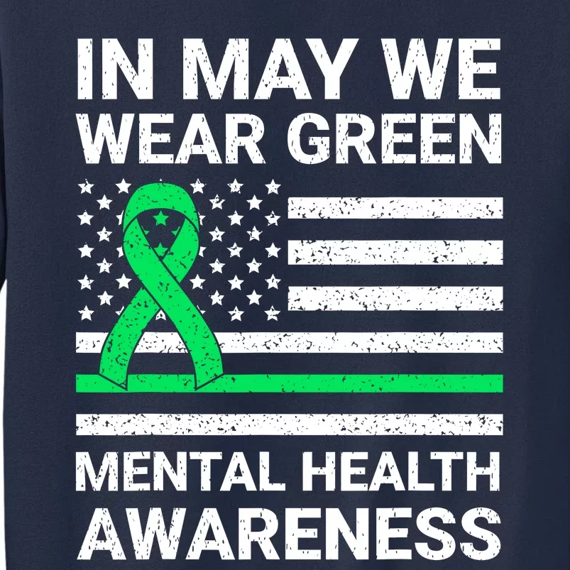 Mental Health Matters Green Ribbon Mental Health Awareness Sweatshirt