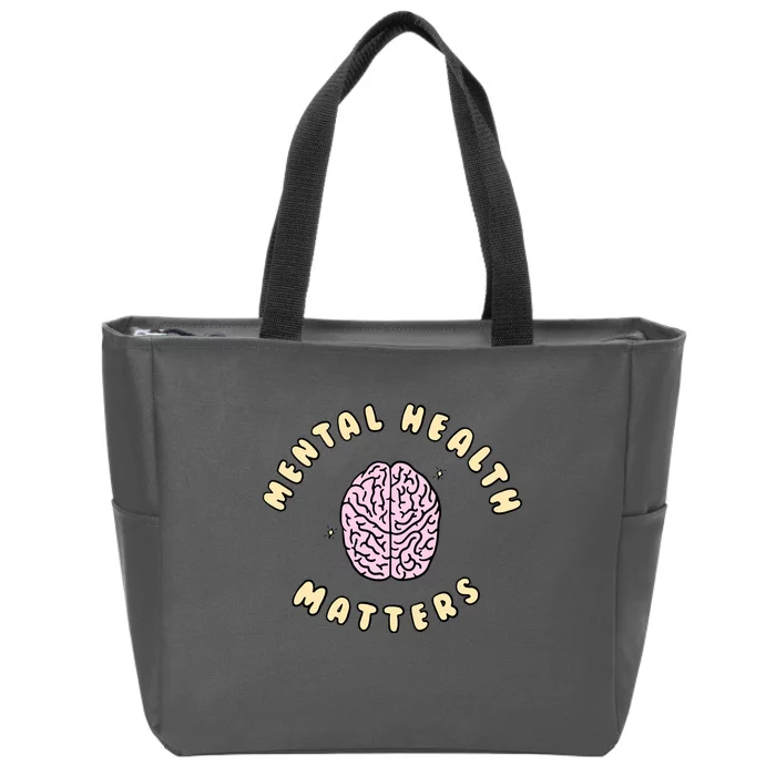 Mental Health Matters Zip Tote Bag