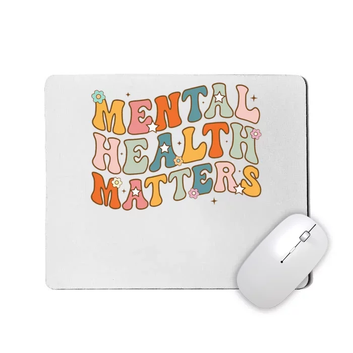 Mental Health Matters Human Brain Illness Awareness Men Mousepad