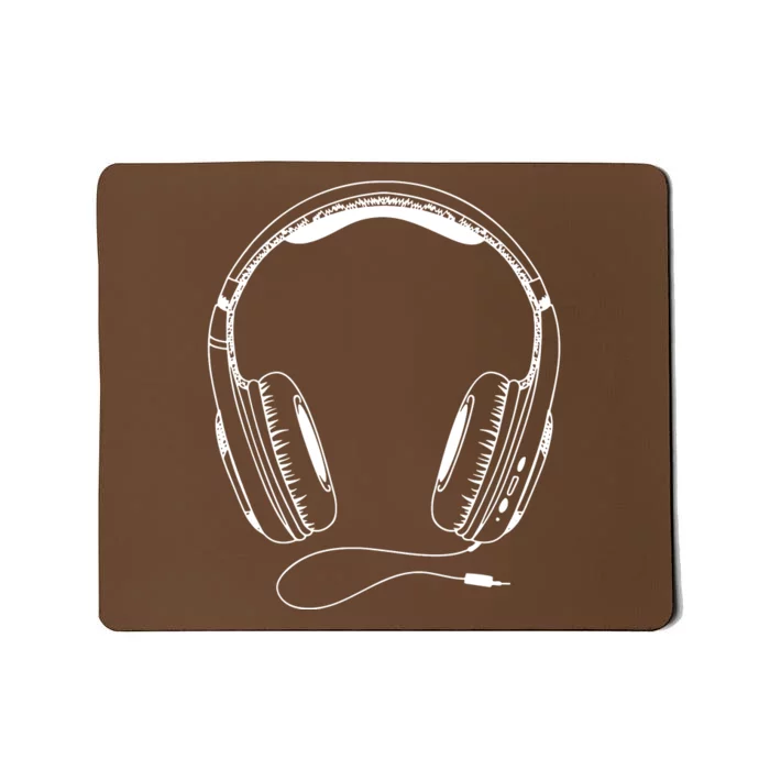 Music Headphones Mousepad