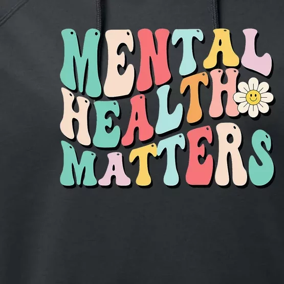 Mental Health Matters End The Stigma Performance Fleece Hoodie