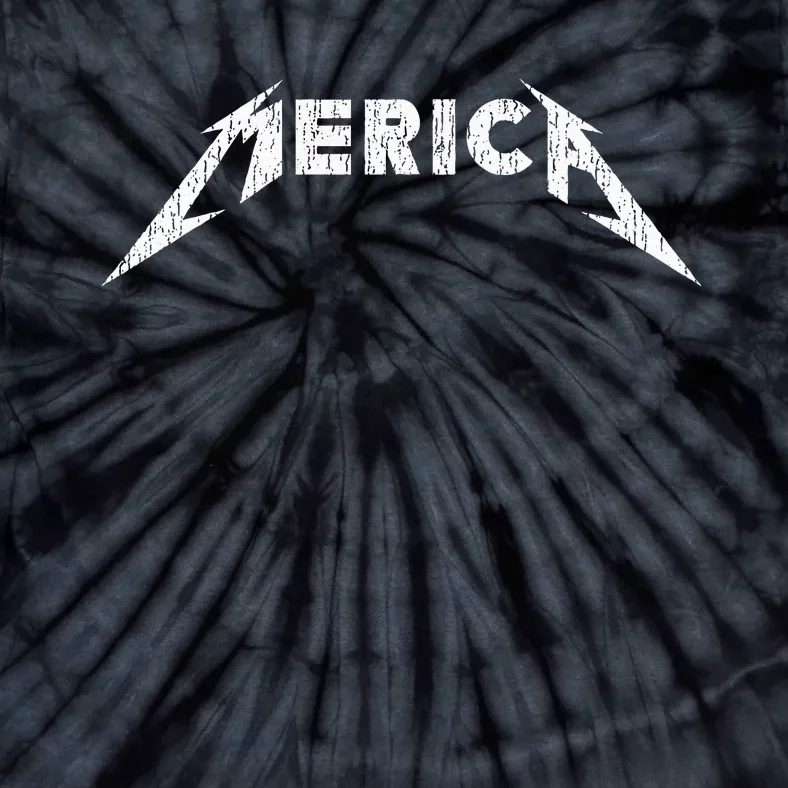 Merica Heavy Metal Style America Tie-Dye T-Shirt