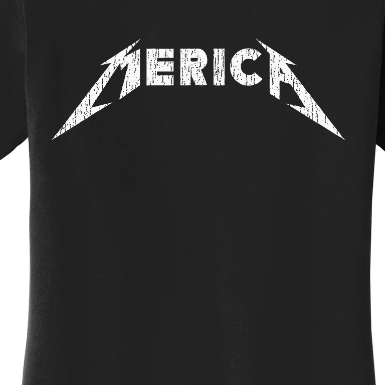 Merica Heavy Metal Style America Women's T-Shirt