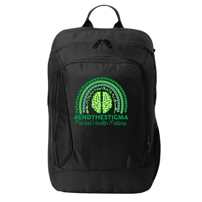 Mental Health Matters Rainbow Vintage City Backpack