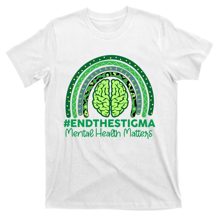 Mental Health Matters Rainbow Vintage T-Shirt