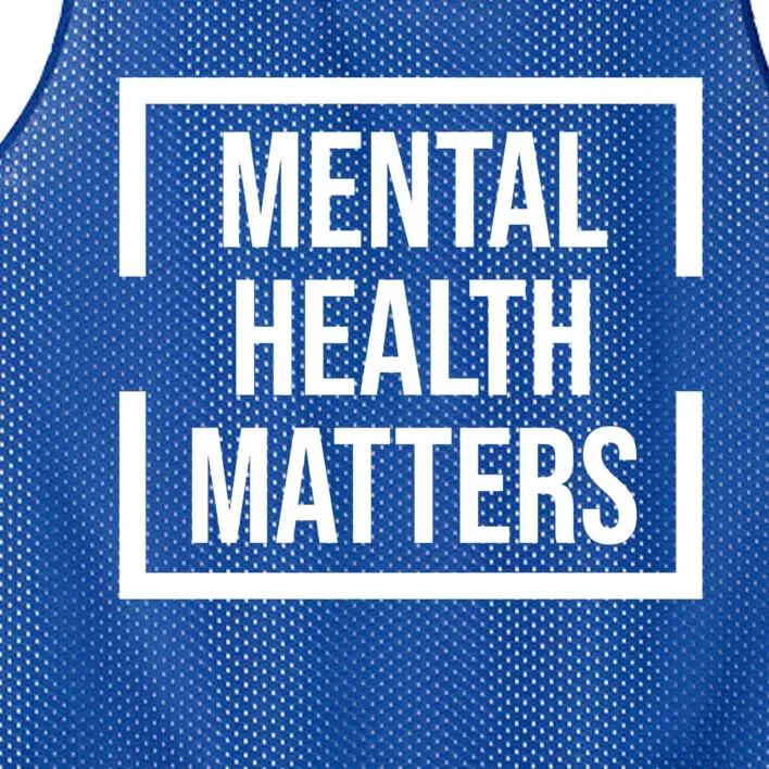 Mental Health Matters National Stress Awareness Month Gift Mesh Reversible Basketball Jersey Tank