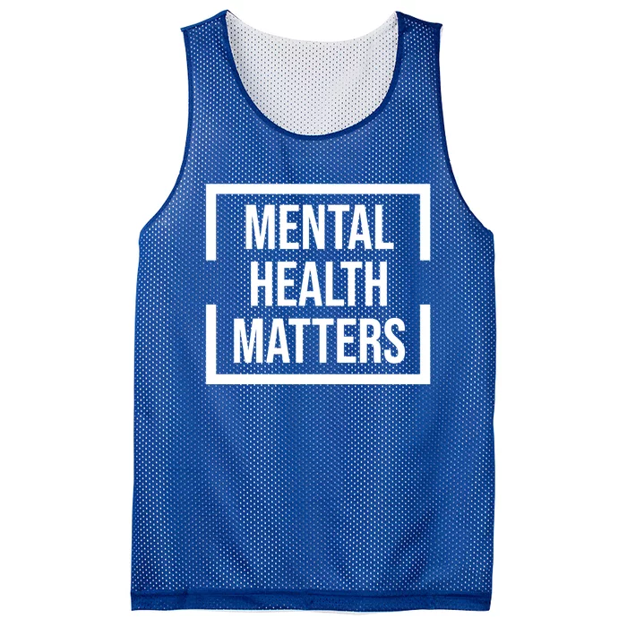 Mental Health Matters National Stress Awareness Month Gift Mesh Reversible Basketball Jersey Tank