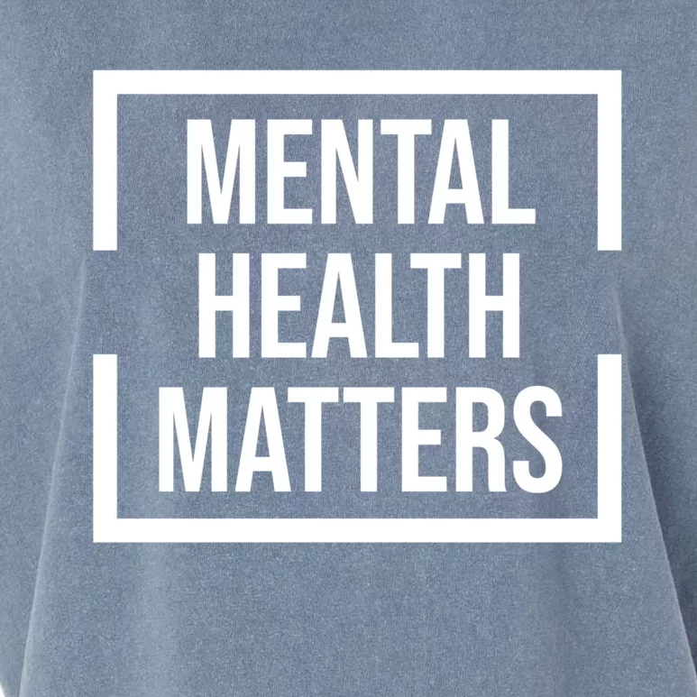 Mental Health Matters National Stress Awareness Month Gift Garment-Dyed Women's Muscle Tee